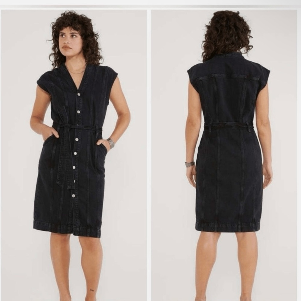 Women’s ISSA Seamed Denim Dress
